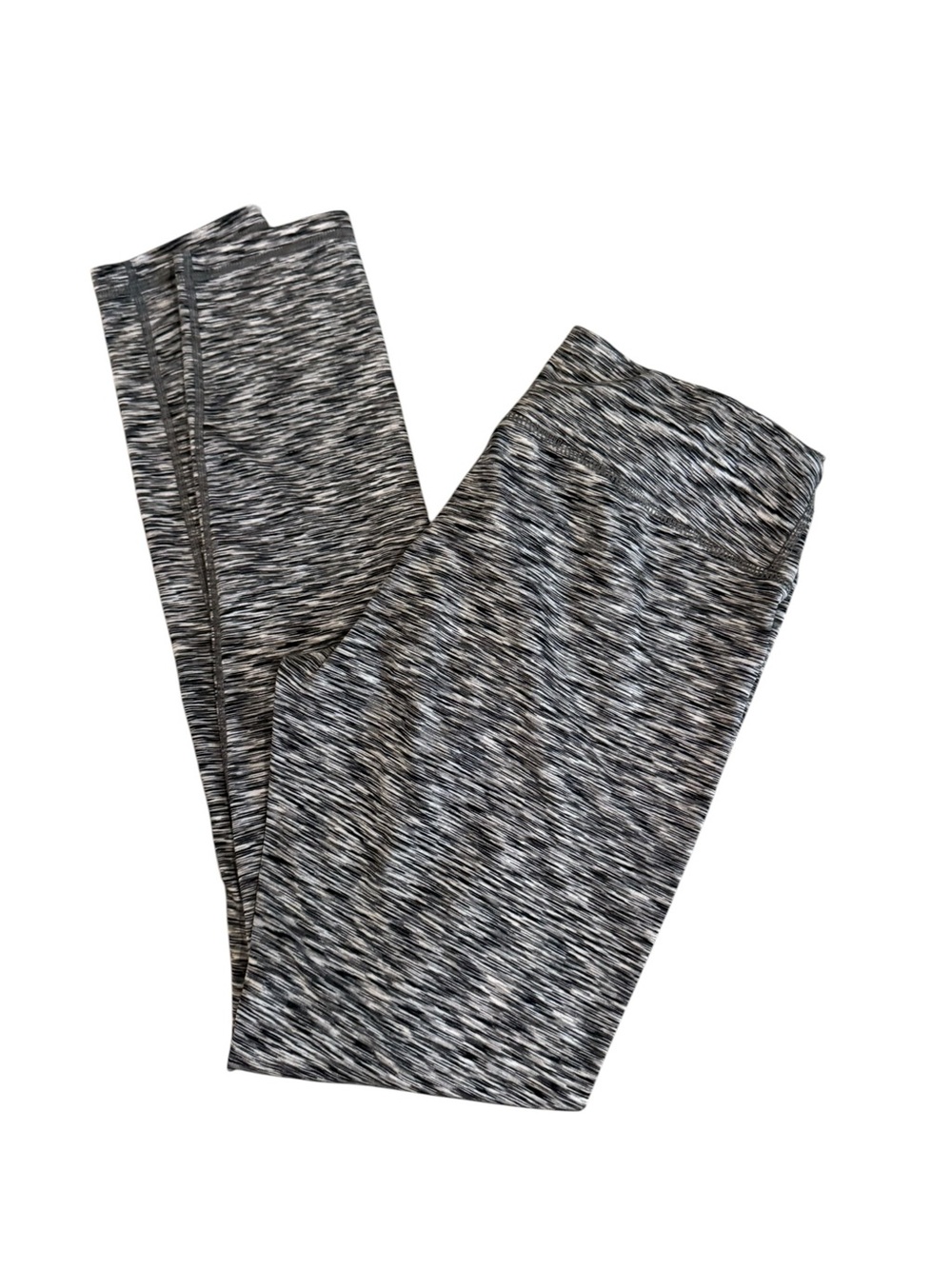 Reebok Black‎ and White Space-Dye Leggings